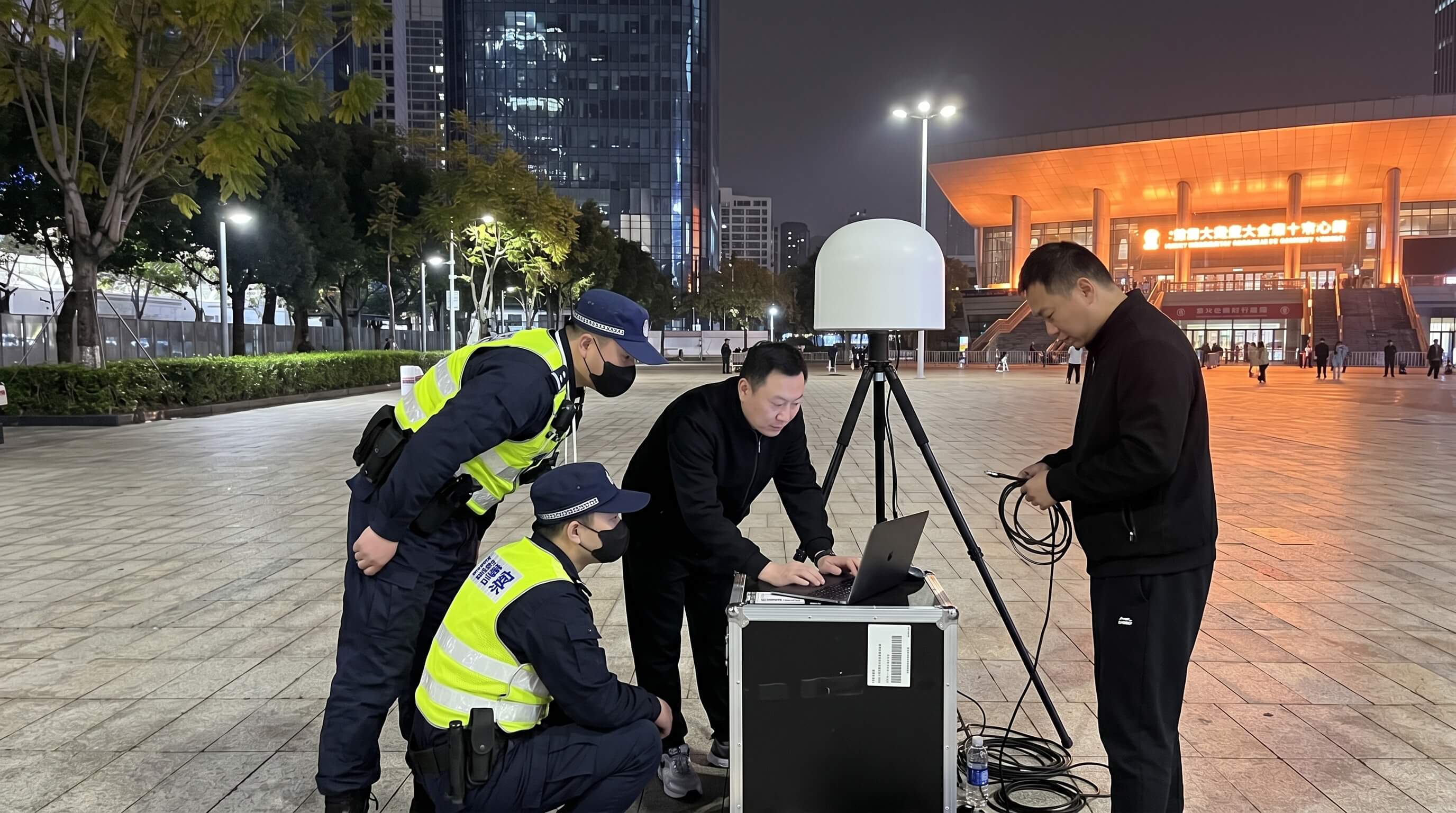 Handheld drone detection system field test at 9.7km